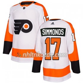 Philadelphia Flyers Trikot Wayne Simmonds 17 Adidas 2017-2018 Weiß Authentic - Dame